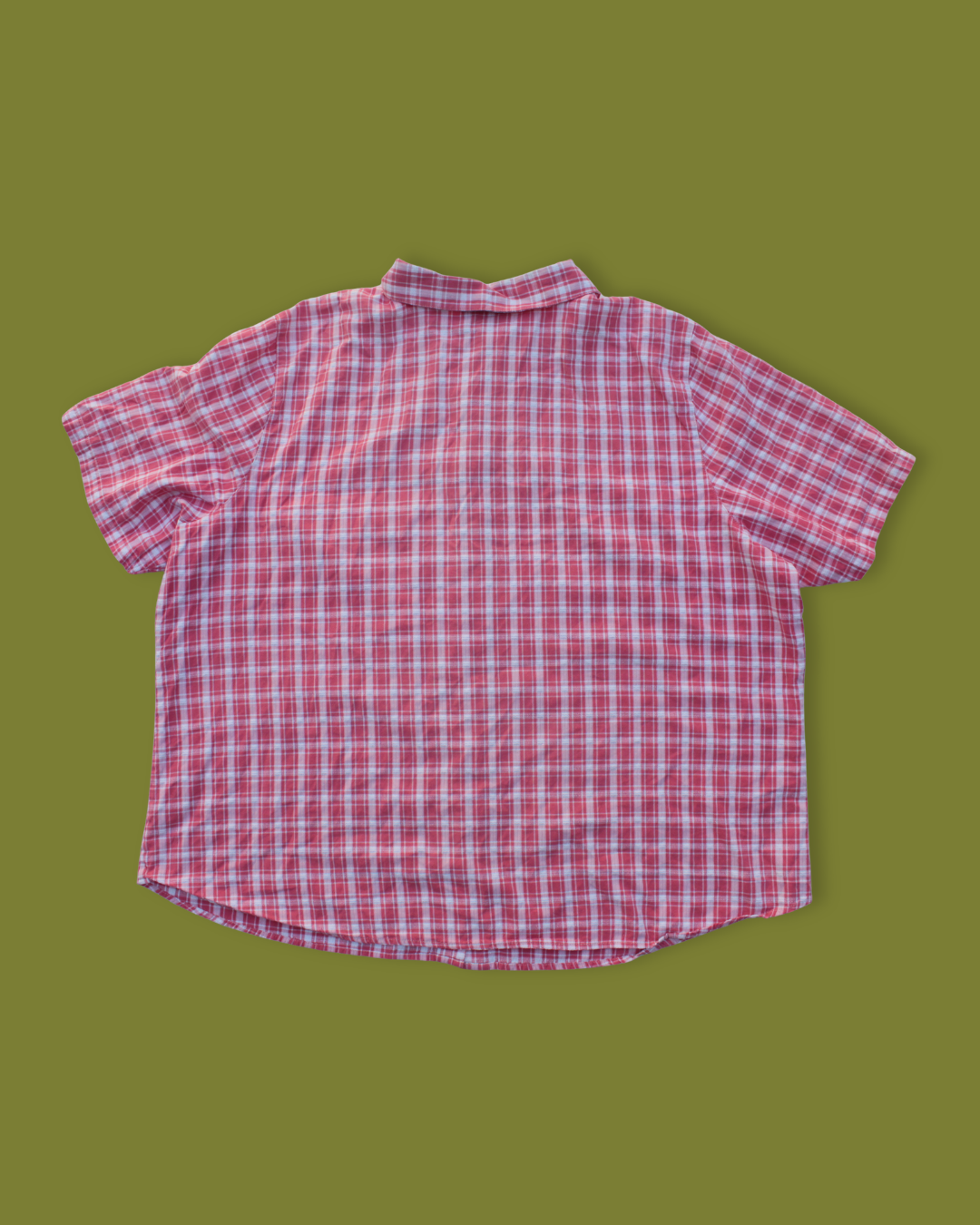Plaid Oversized Button-up