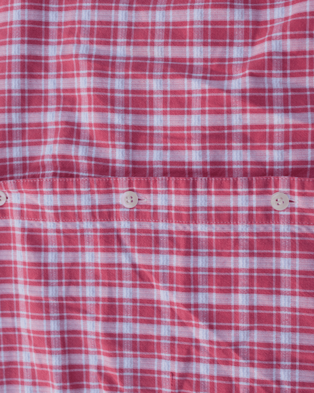 Plaid Oversized Button-up