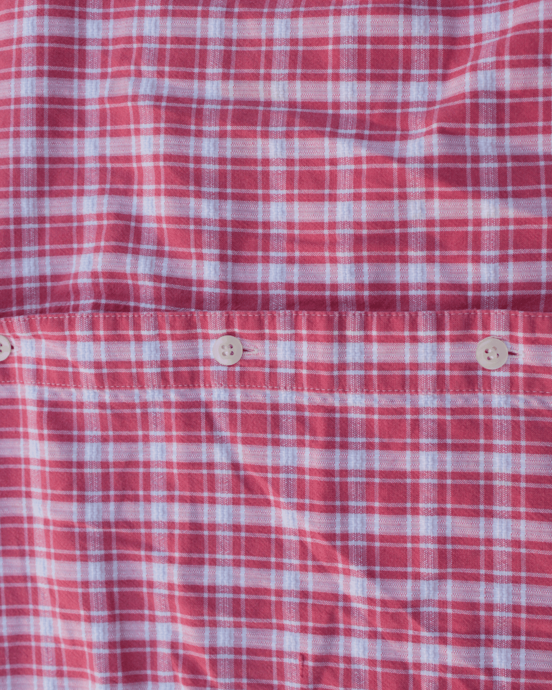 Plaid Oversized Button-up