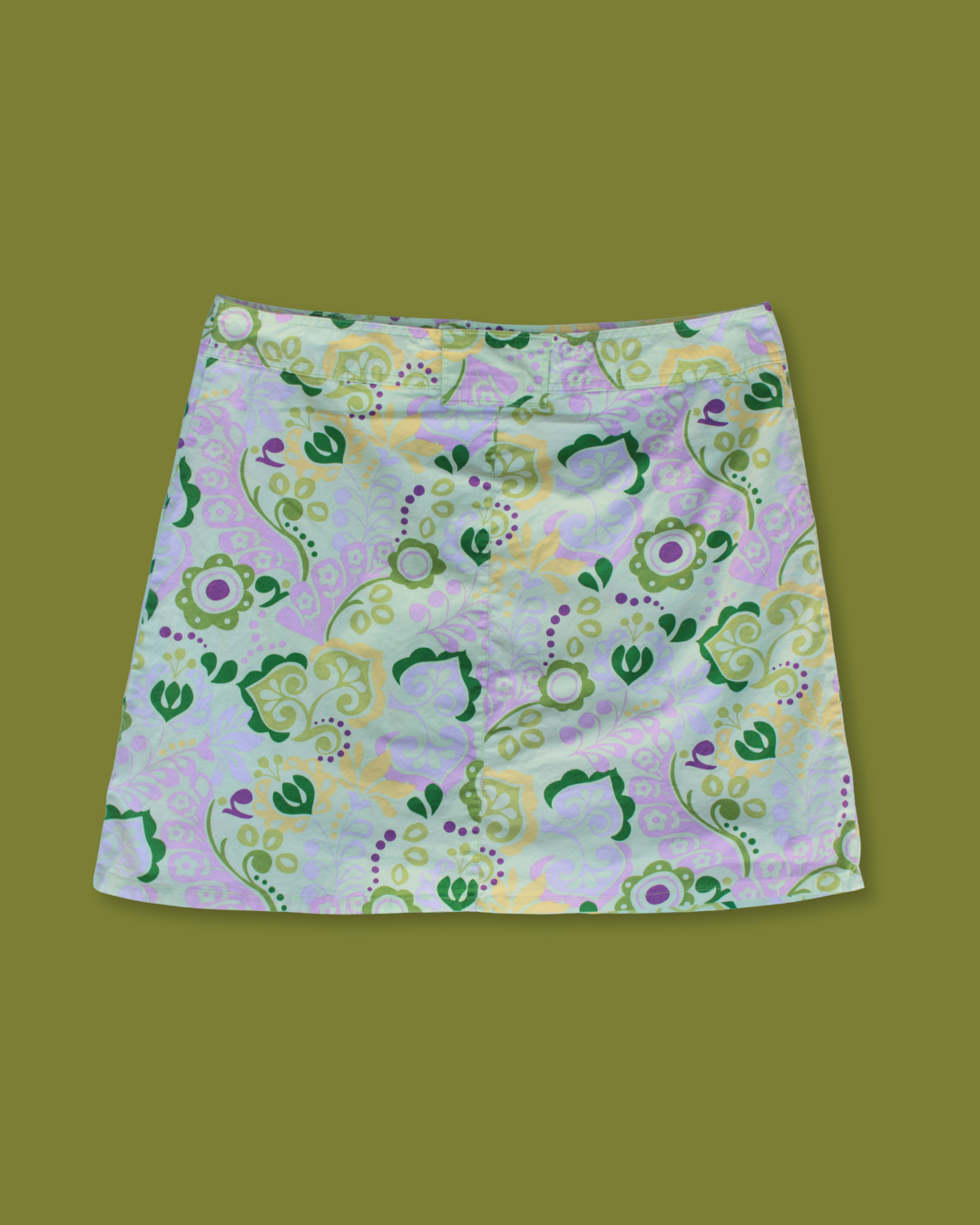 "Polly Pocket" Paisley Midi-skirt