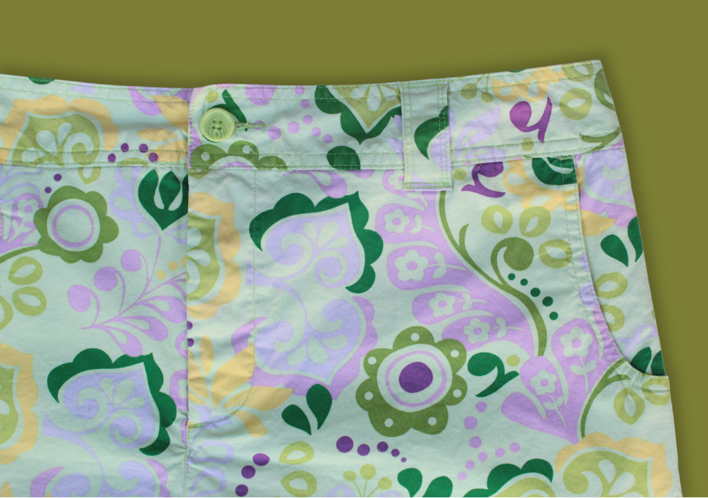 "Polly Pocket" Paisley Midi-skirt