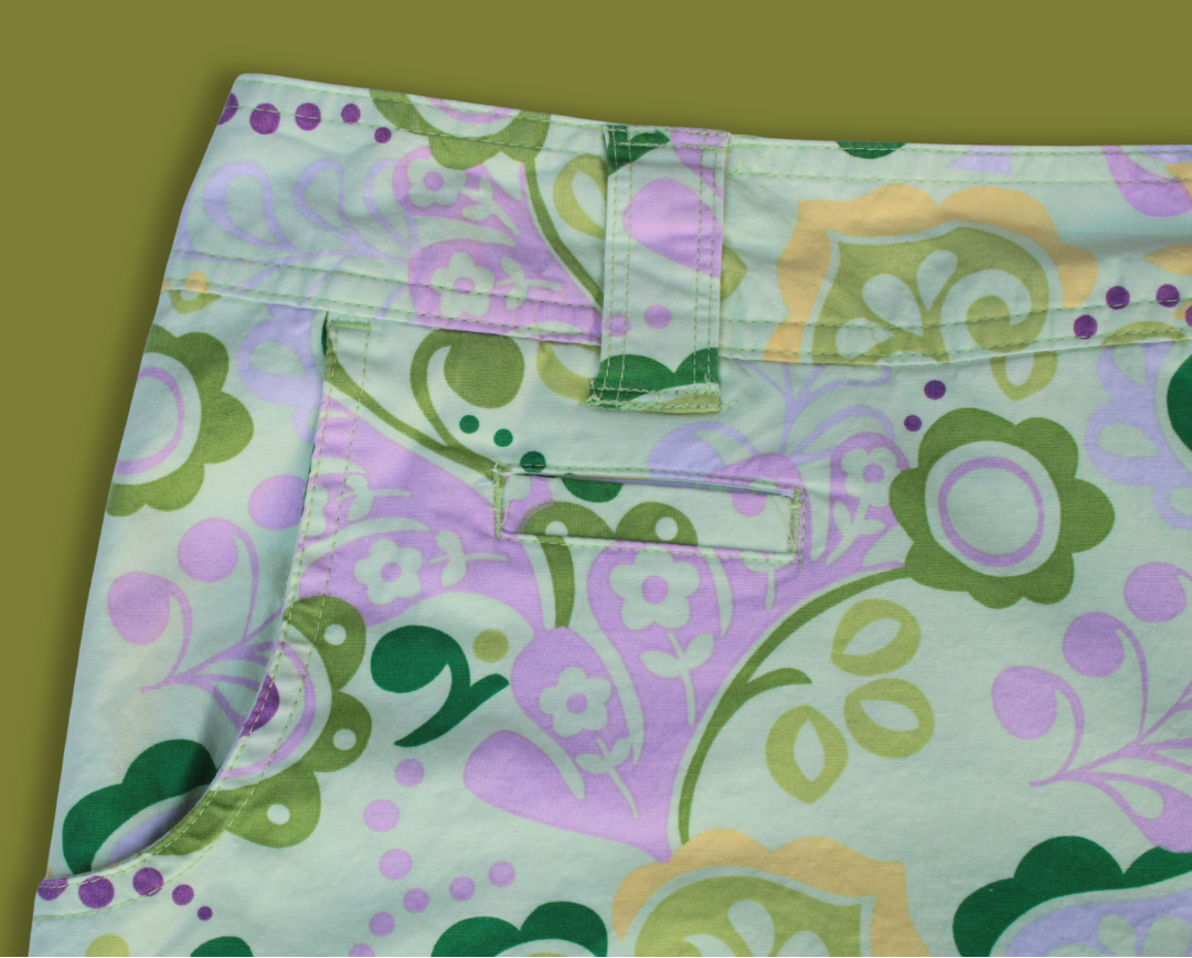 "Polly Pocket" Paisley Midi-skirt