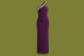 Beaded One-Shoulder Ruched Gown