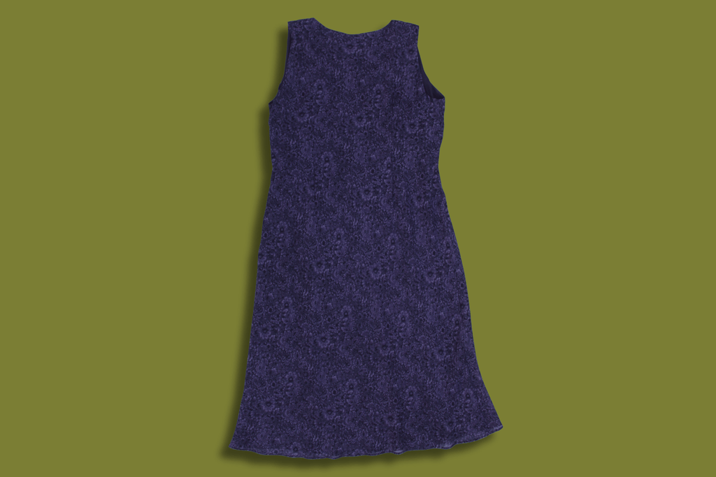 Floral Scoop-neck Maxi Dress (Plus Sized)