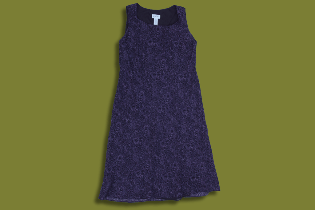 Floral Scoop-neck Maxi Dress (Plus Sized)