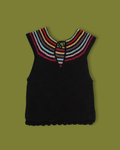 Rainbow Knit Keyhole Tank Top