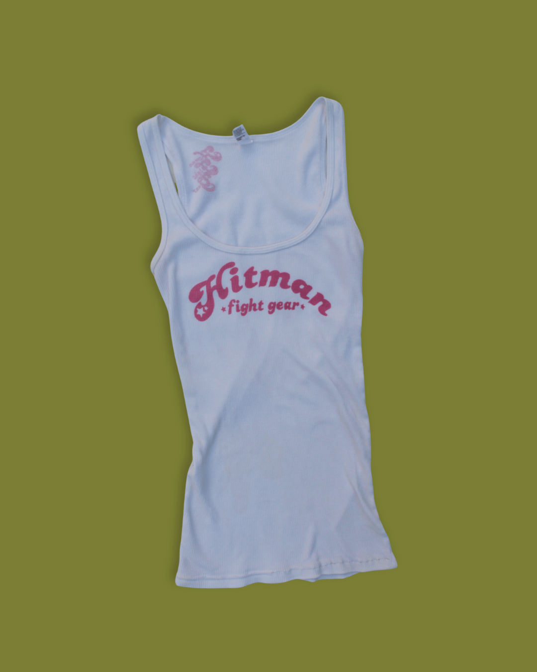 Ribbed "Hitman Fightgear" Graphic Tank