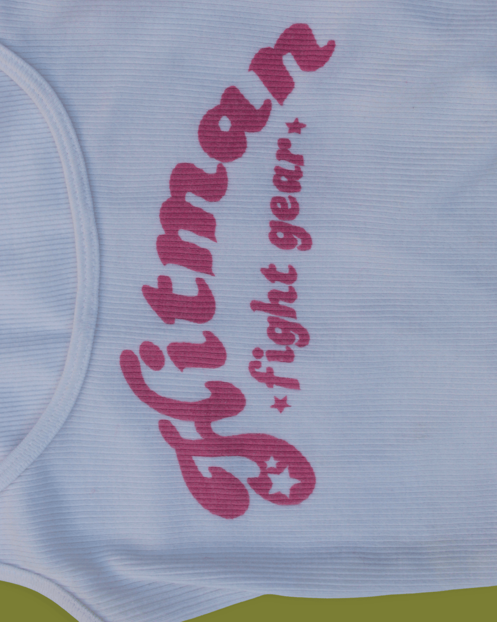 Ribbed "Hitman Fightgear" Graphic Tank