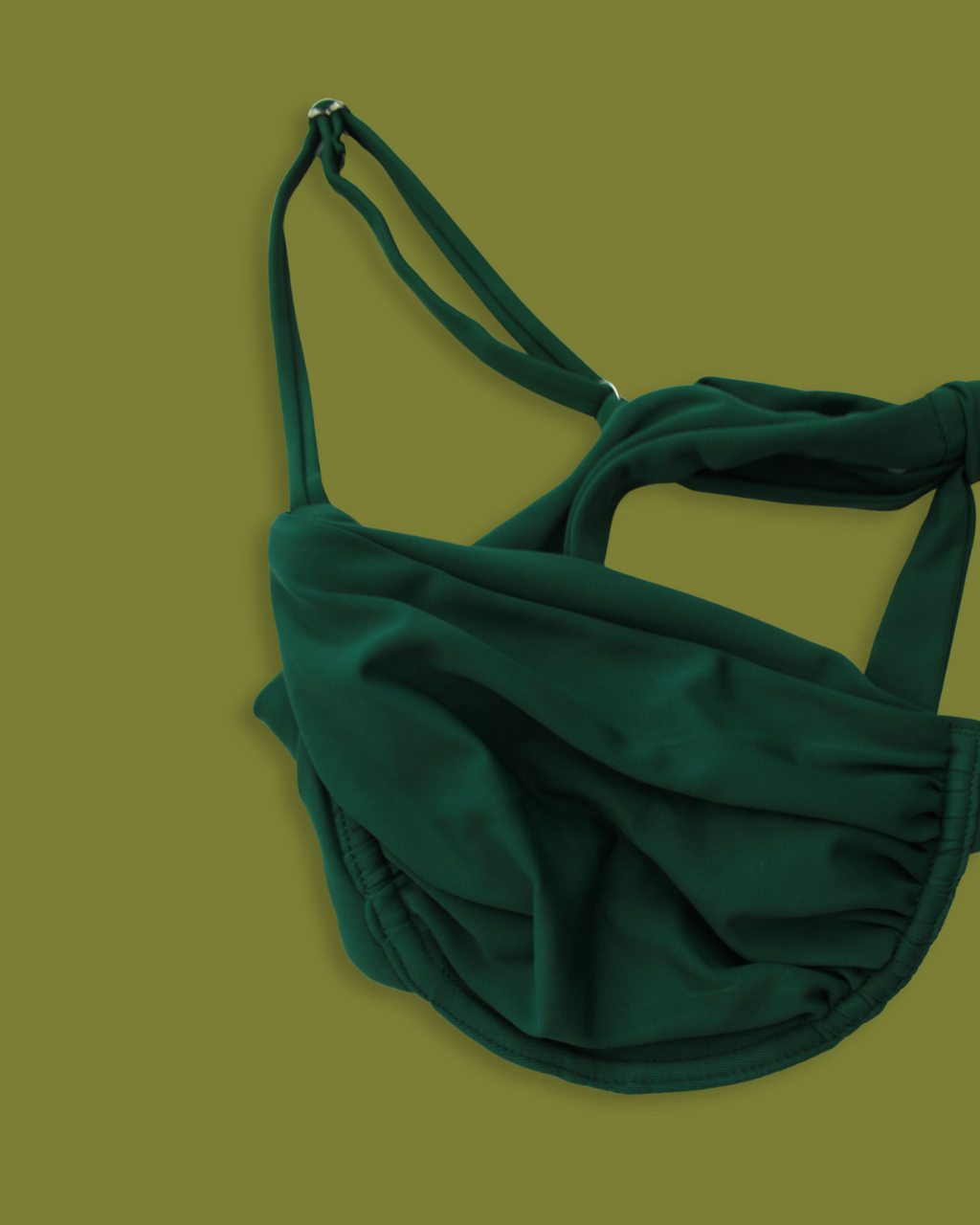 "SiennaSwim" Tie-back High-hip Bikini Set