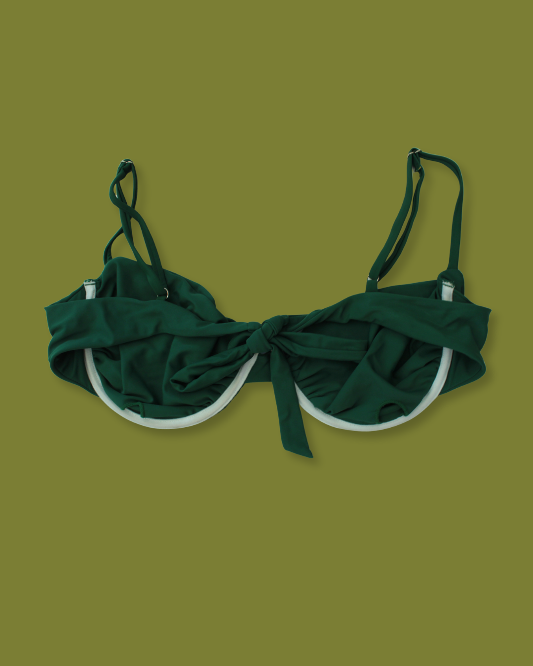 "SiennaSwim" Tie-back High-hip Bikini Set