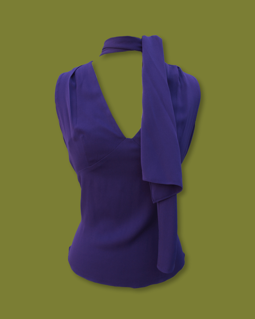 Silk Scarf Tank-top