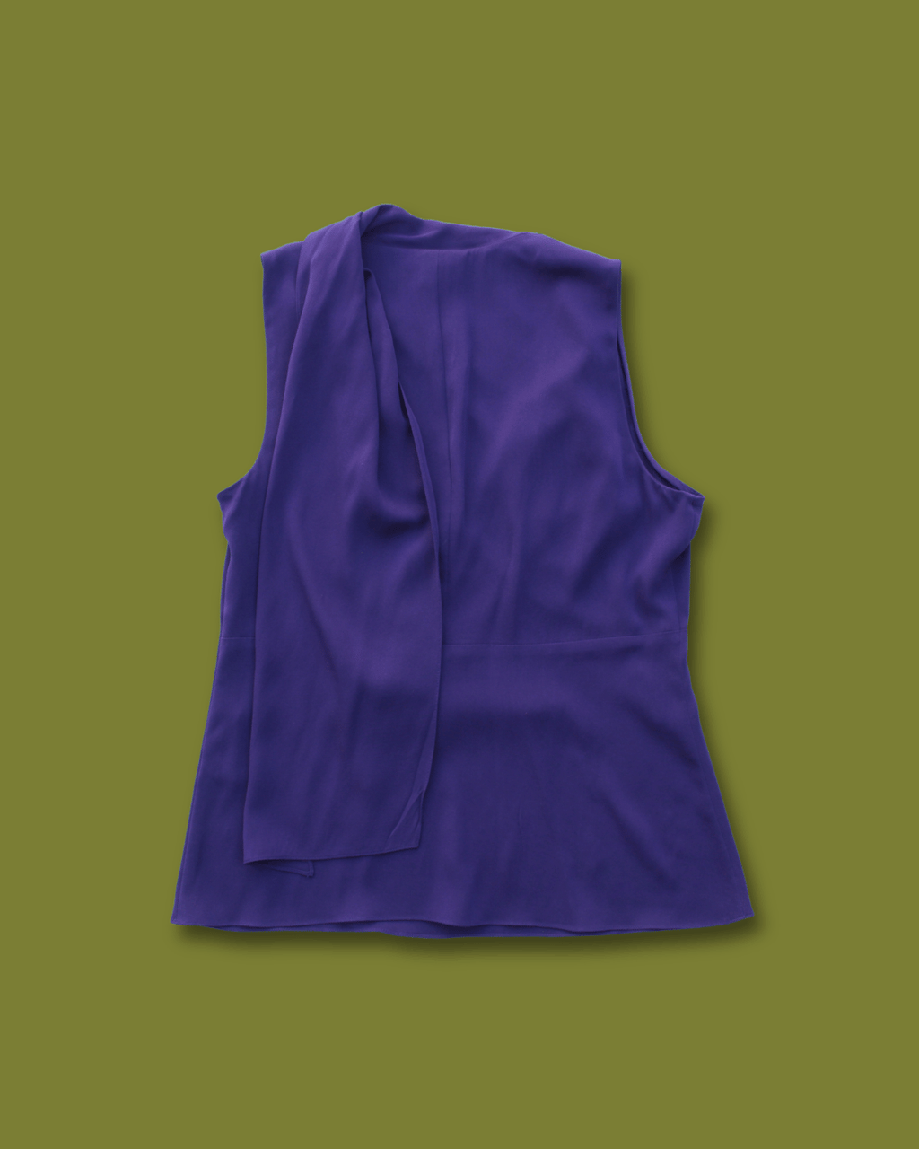 Silk Scarf Tank-top