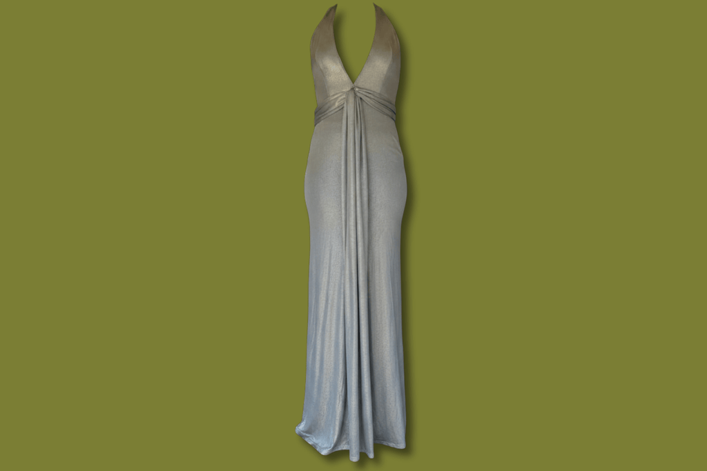 Metallic 70's Style Gown