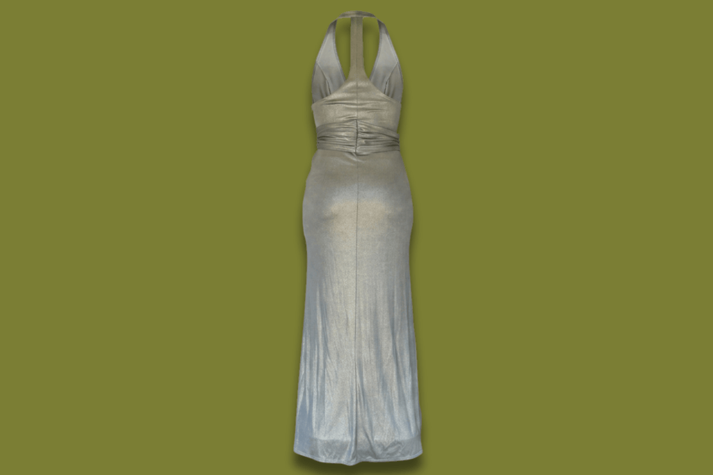 Metallic 70's Style Gown