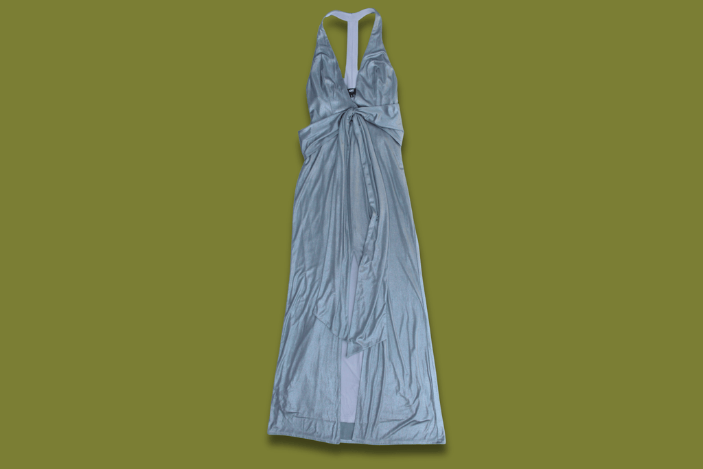 Metallic 70's Style Gown