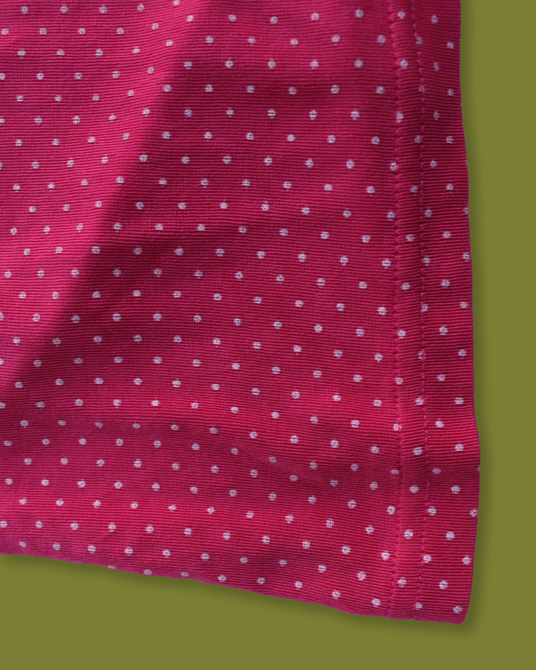 Slinky Polka-dot Cowl-neck Top