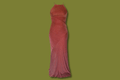 Sparkly High-neck Corset Tied Gown