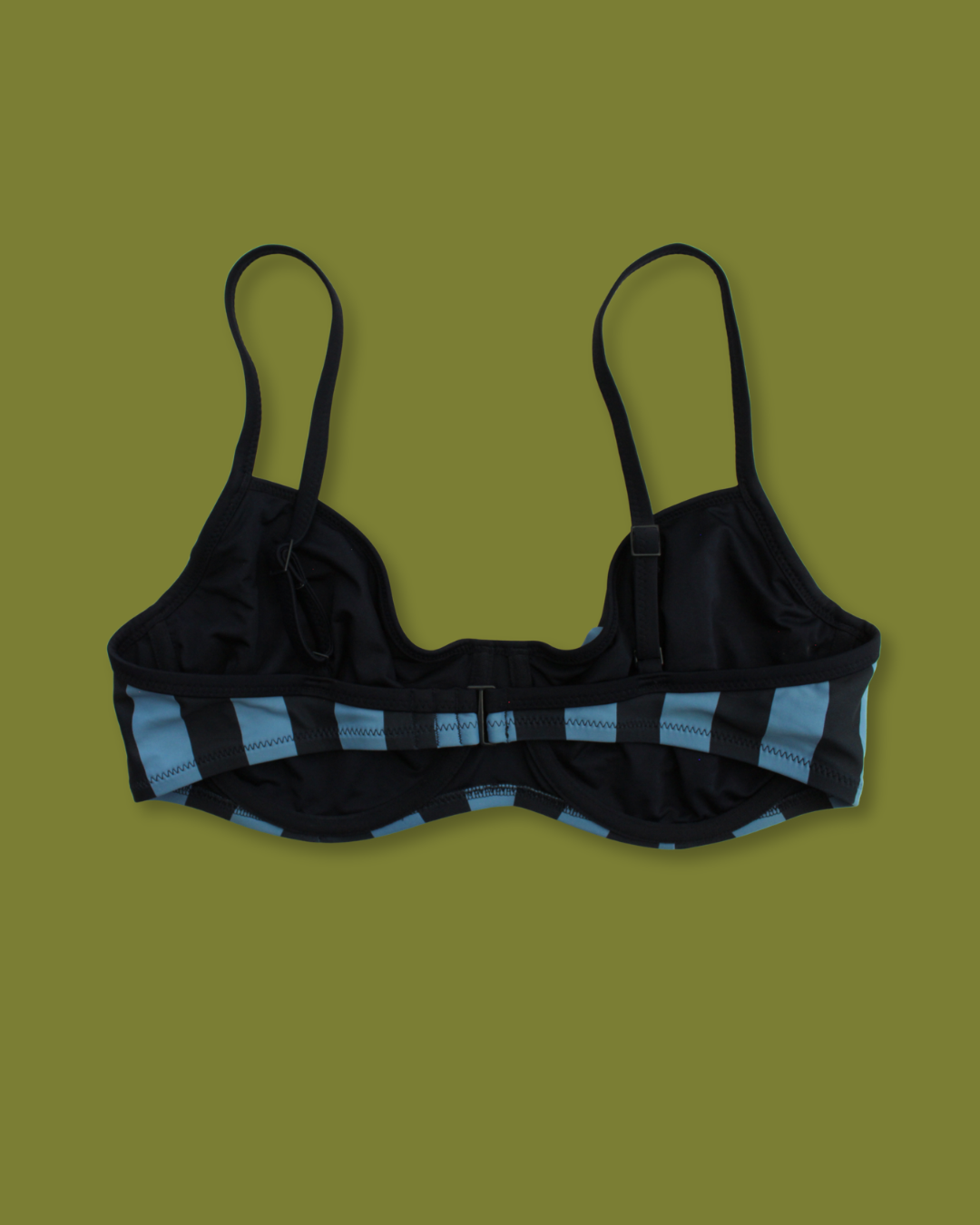 Striped "Aerie" Wired Bikini Top