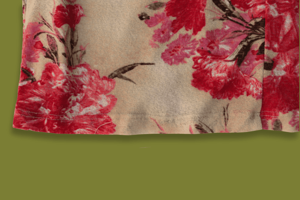 Floral V-neck Midi Dress
