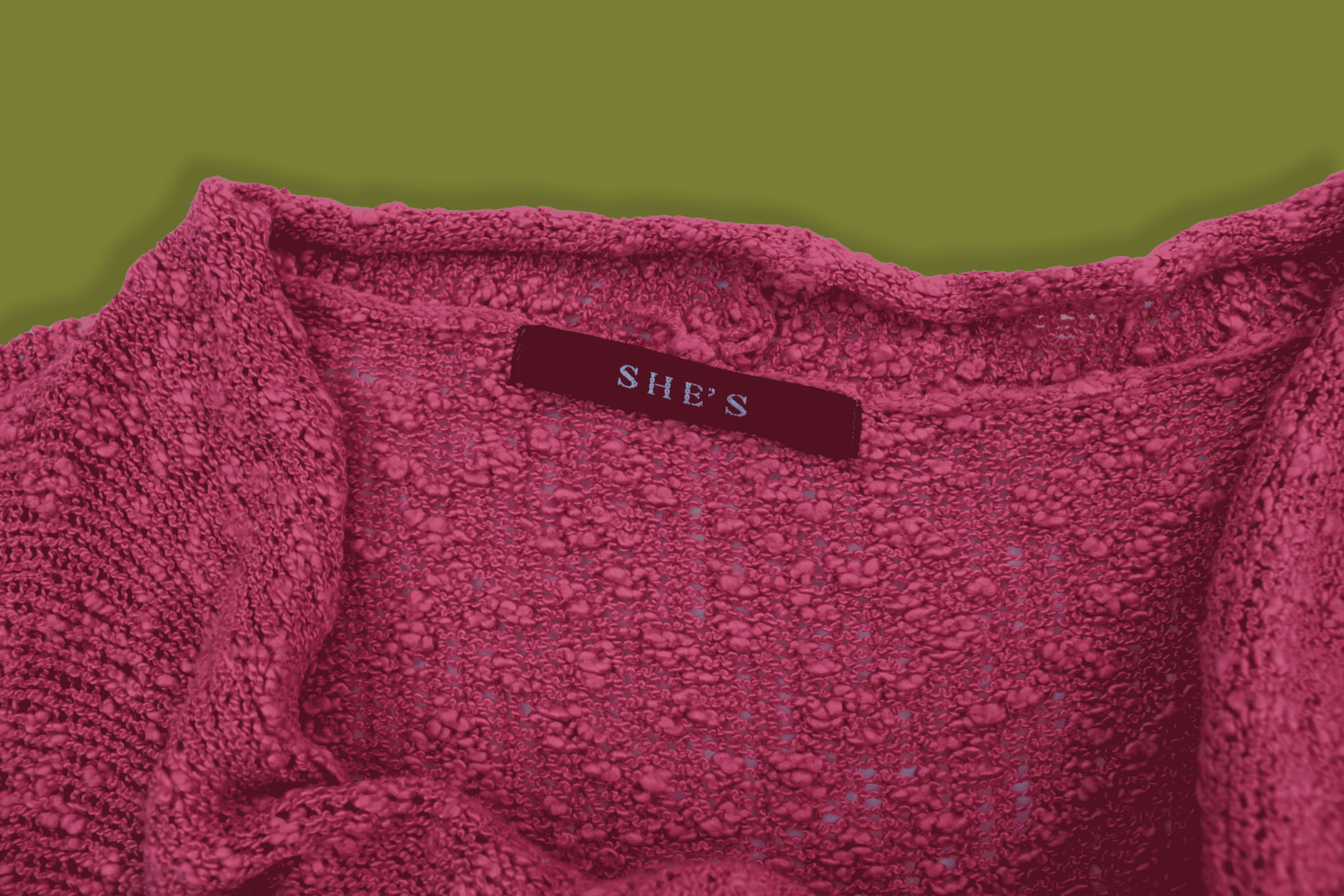 Slub-knit Tie-front Bolero