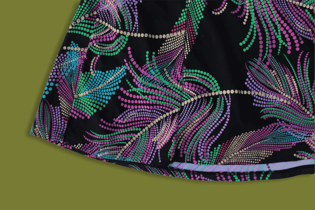 Disco Halter-neck Swim Dress