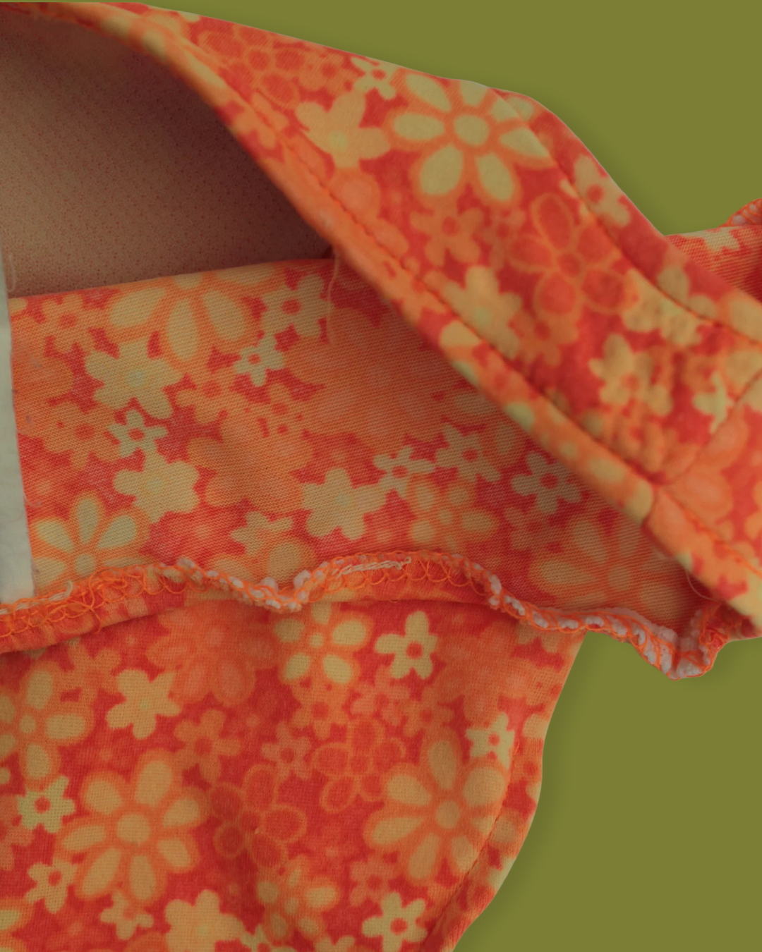 Vintage Ditsy Floral High-waisted Bikini Bottoms