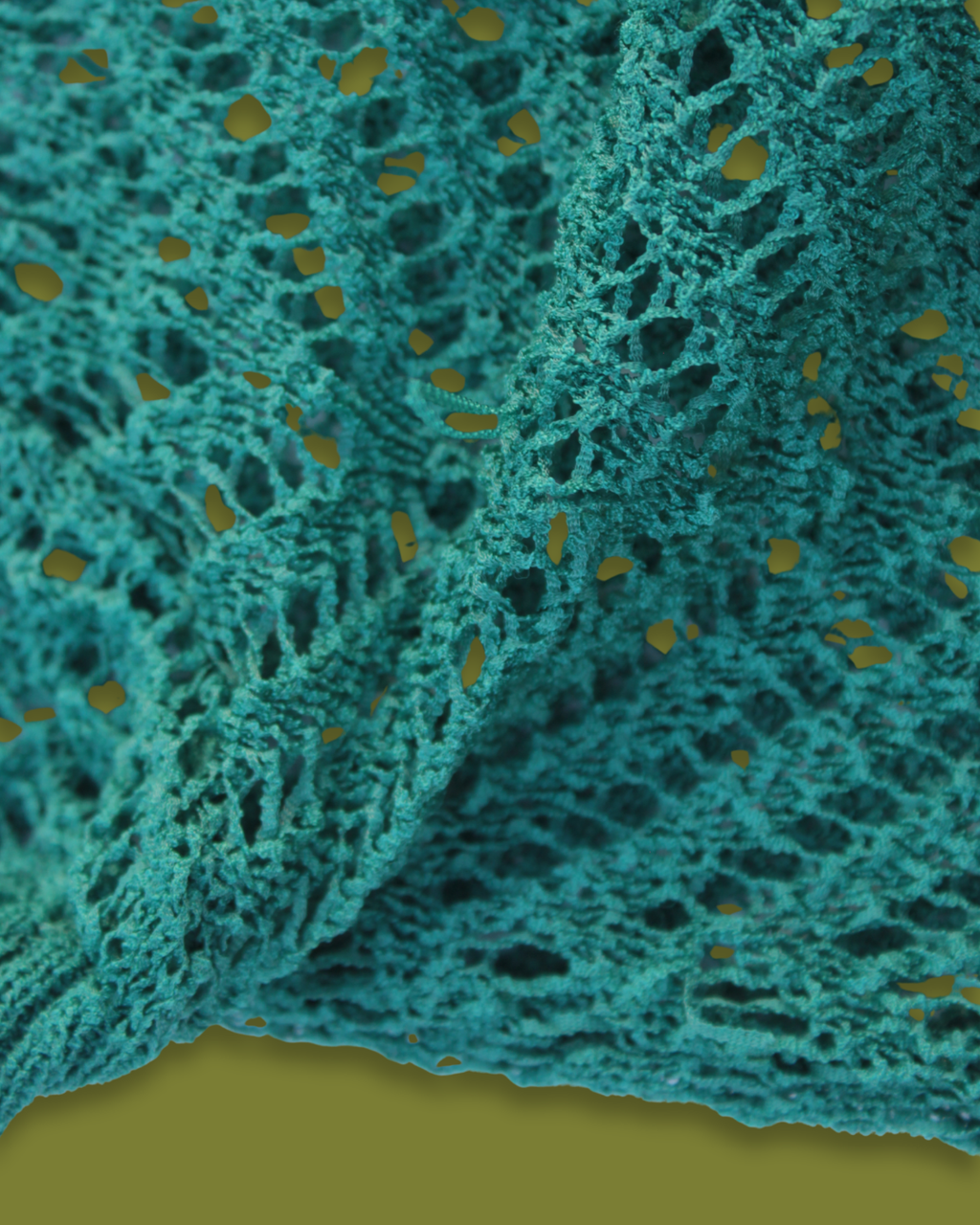 Y2K Turquoise Knit Bolero