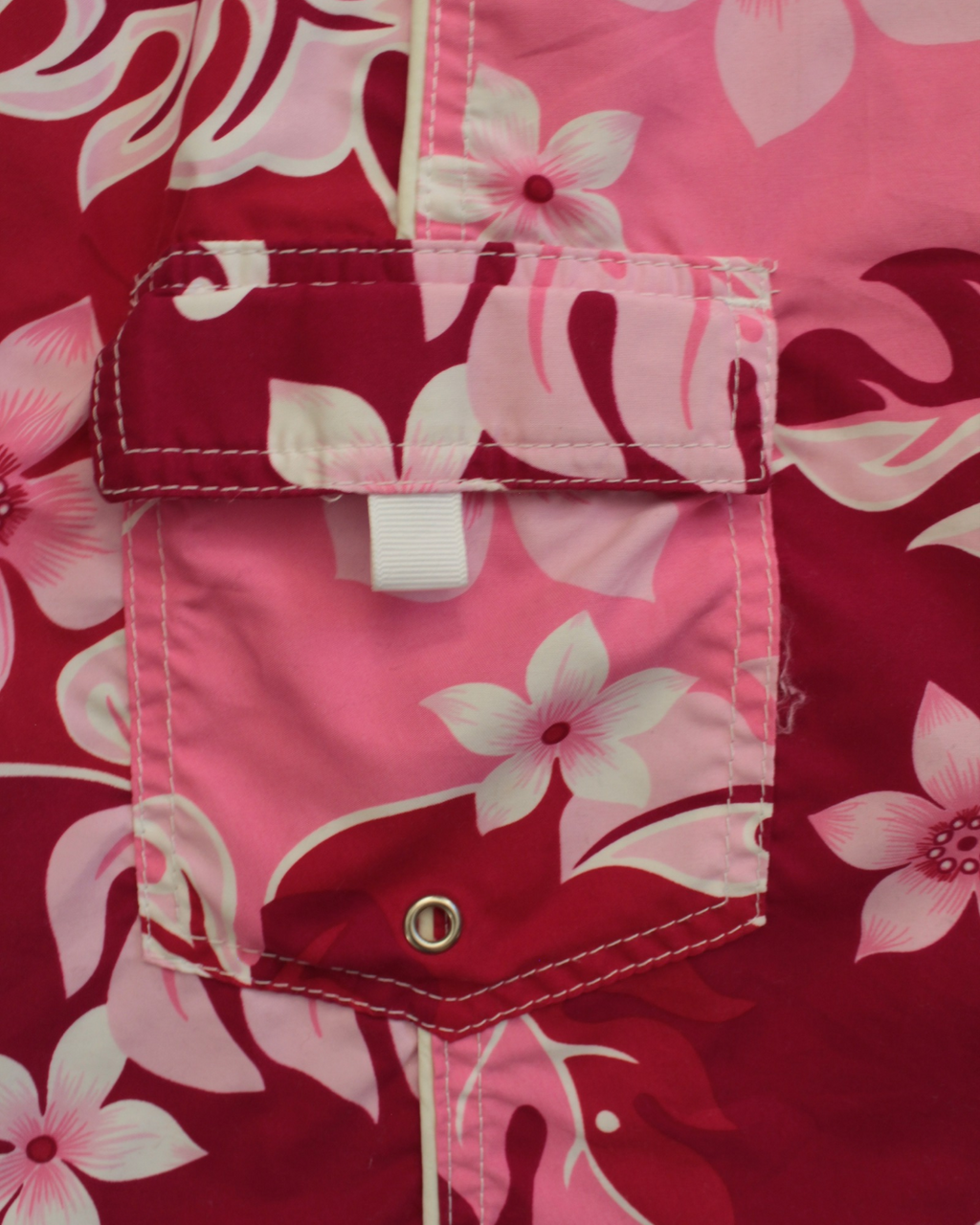 Y2K "Surf Chick" Floral Swim Trunks