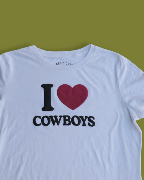 "I love Cowboys" Graphic-tee