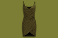 Sparkly Ruched Mini Dress