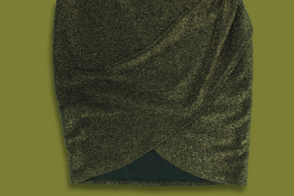 Sparkly Ruched Mini Dress