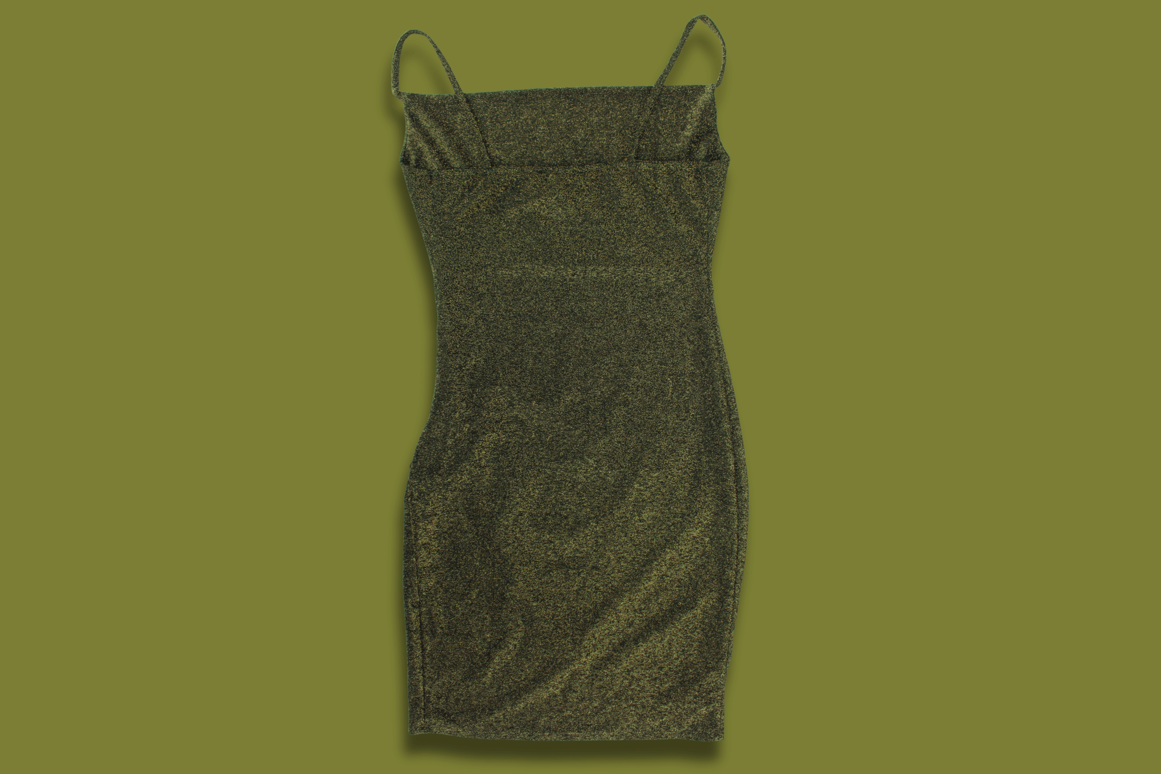 Sparkly Ruched Mini Dress