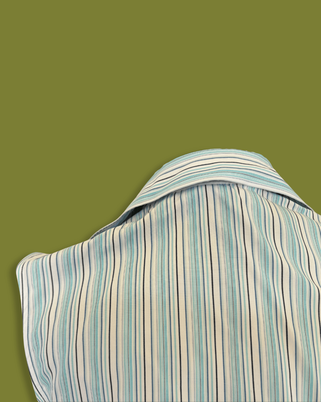 Striped button-up tank top